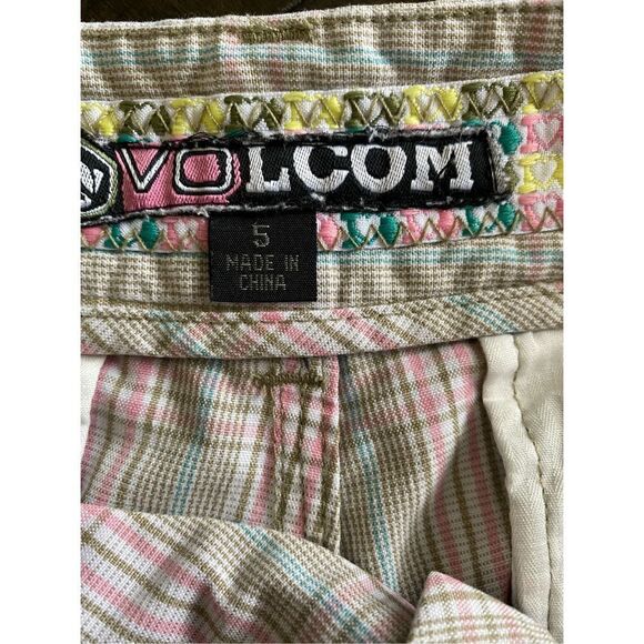 Velcom Women’s Chino/plaid pink and green/4 pockets/size small - Picture 3 of 6